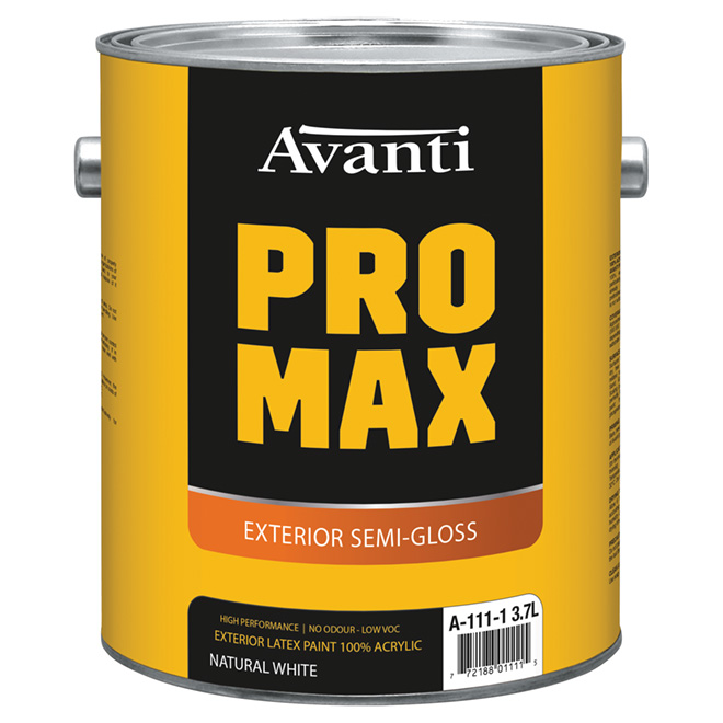 Avanti Pro Max Exterior Latex Paint L Semi Gloss Natural