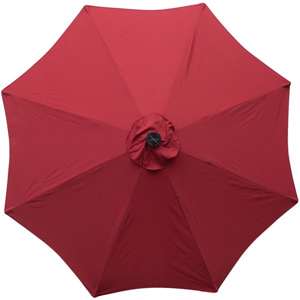 Outsunny The Sun Umbrella Ft Garden Patio Umbrella No Tilt Red