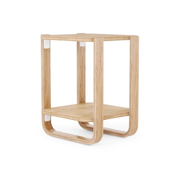 Table D Appoint Carr E Bellwood Par Umbra En Bois Naturel