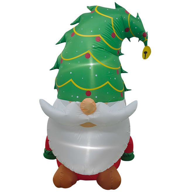 Celebrations by L&CO Inflatable Christmas Gnome of 4.95-ft