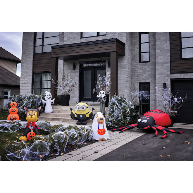 Célébrations BY Landon & Co. Orange Pumpkins LED 3.5-ft H Inflatable Halloween Decoration