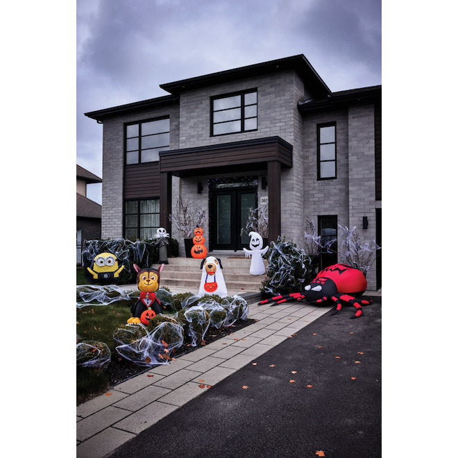 Célébrations BY Landon & Co. Orange Pumpkins LED 3.5-ft H Inflatable Halloween Decoration