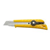 Olfa Heavy-Duty L-1 Cutter 18-mm ABS Plastic and Stainless Steel - Yellow