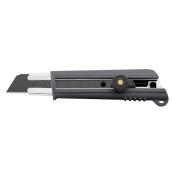 Couteau utilitaire NH-1 d'Olfa, 25 mm, caoutchouc et acier inoxydable, noir