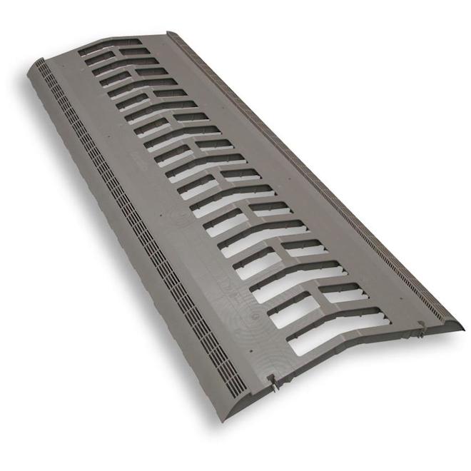 Duraflo 17-in x 48.1-in Plastic Stick Roof Ridge Vent