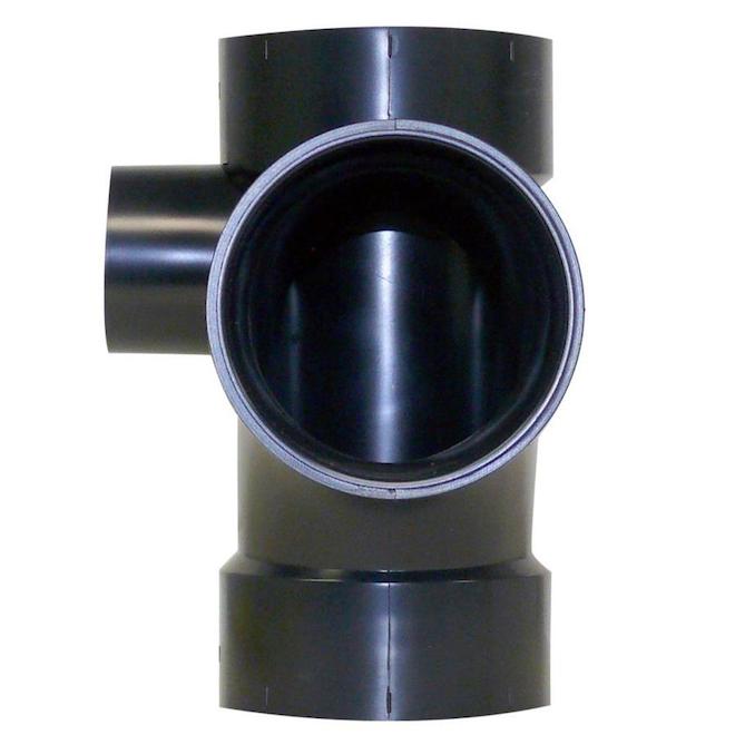 Té D'évacuation ABS Charlotte Pipe - 3" X 1-1/2" X 3" - Pour Système De Plomberie Sanitaire