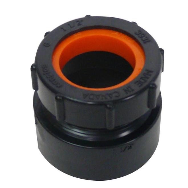 1-1/2-in x 1-1/4-in Dia. ABS Slip Joint Trap Adapter Fitting