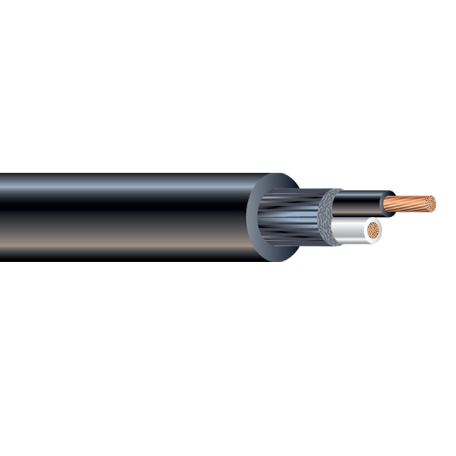 Fil de cuivre SJOOW de calibre américain 16 à 2 conducteurs et gaine EPDM noire Southwire