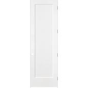 Porte Masonite Lincoln Park prémontée, fibre à densité moyenne, ouverture à droite, 24 po x 80 po x 1 3/8 po