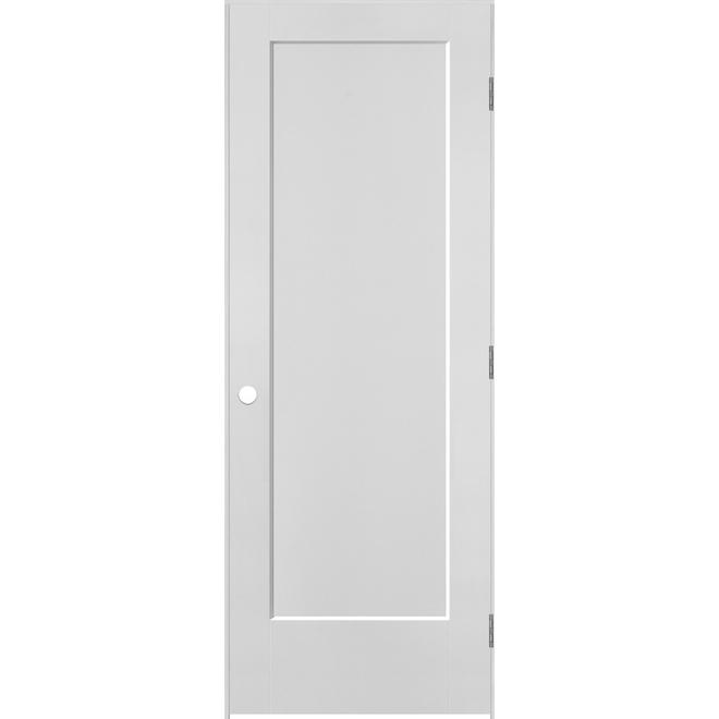 Masonite Lincoln Park Single Panel Pre-Hung Door - Right-Hand Swing - 30-in x 80-in x 1 3/8-in