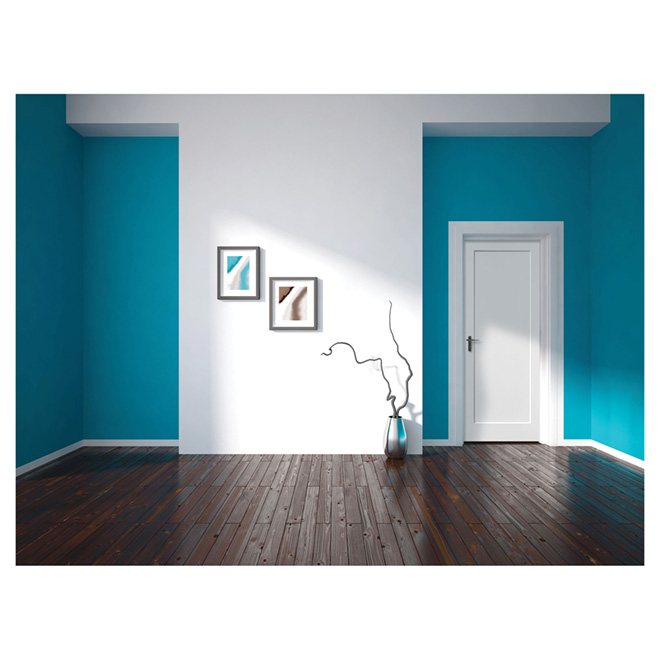 24-in x 80-in Lincoln Park Left-Hand Primed Pre-Hung Interior Door