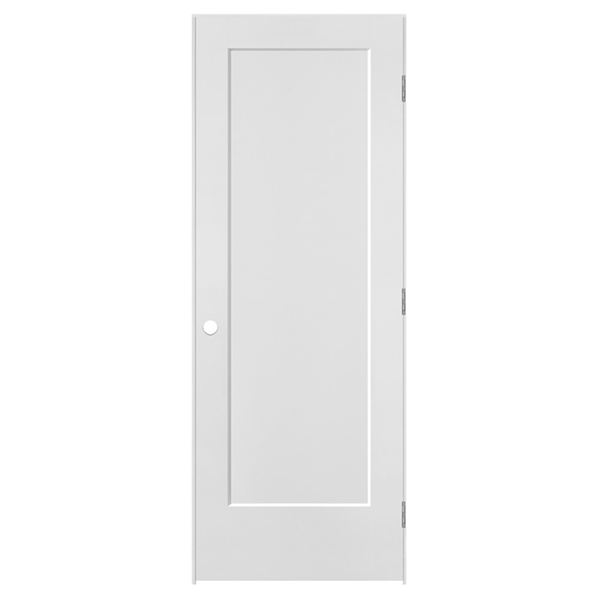 Masonite Lincoln Park Prehung Interior Door - Single Panel MDF - Left-Hand Swing - 32-in W x 80-in H