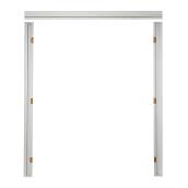 Metrie Double Pre-Machined Door Frame - 1/2-in T x 3 9/16-in W x 84-in L - Finger-Jointed Pine - Primed - White