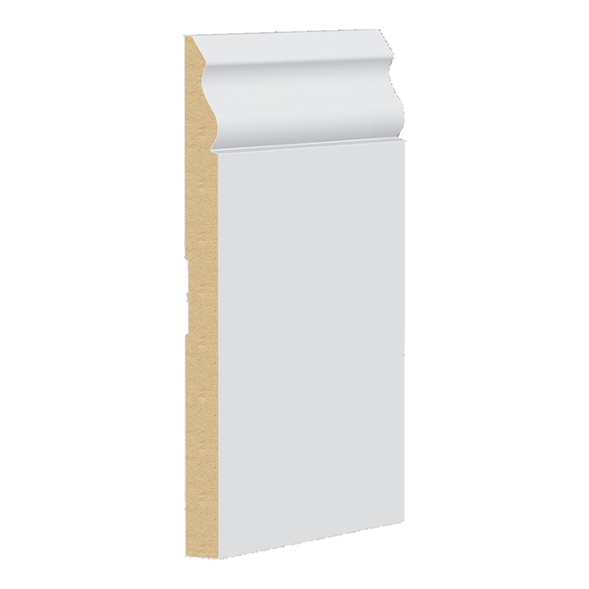 METRIE Primed Composite Baseboard Moulding 1003537 | RONA