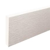 Planche de finition réversible en PVC Metrie, 1 1/4 po x 5 1/2 po x 10 pi, blanc