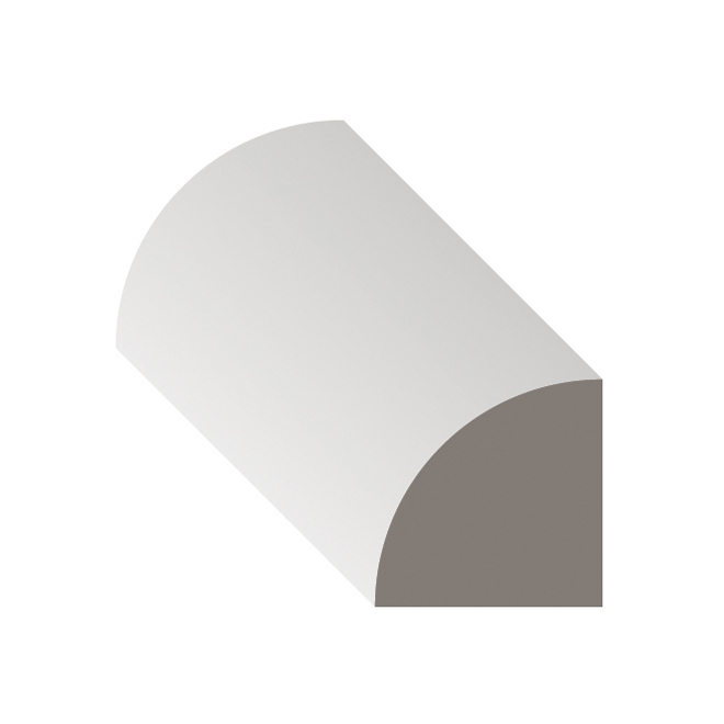 Metrie Primed MDF Quarter Round Moulding - 12-ft x 11/16-in x 11/16-in