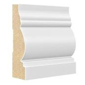 1 x 3-1/2 x 8-ft Primed MDF Casing