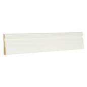 11/16 x 3-1/2 x 12-ft Polar White Painted MDF Colonial Casing