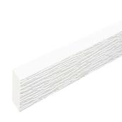 Metrie Reversible PVC Trim Board - 3/4-in x 1 1/2-in x 8-ft - White