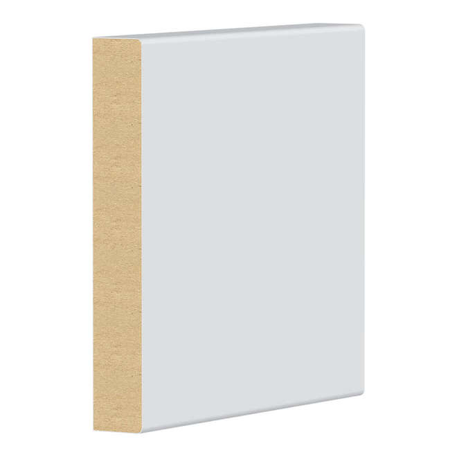 11/16-in x 4-9/16-in x 12-ft S4S Whitewood Board Primed