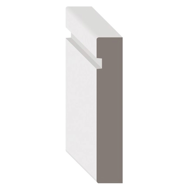 5/8-in x 3-in x 7-ft Primed MDF West End Notched Casing Moulding