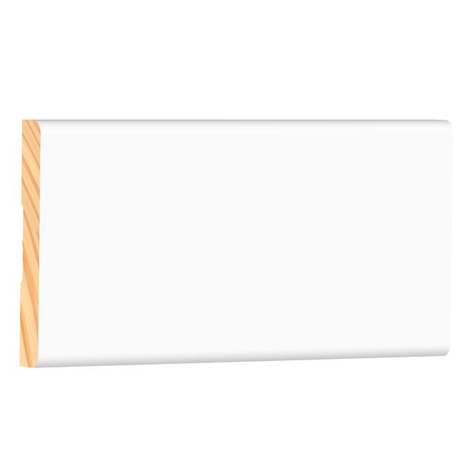 5/8-in x 3-1/2-in x 7-ft Primed MDF West End Notched Window and Door Casing