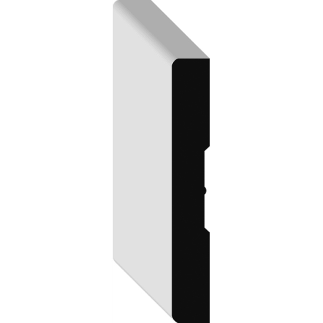 METRIE 1/2-in x 3 1/2-in x 16-ft Primed MDF Baseboard 1626177 | RONA