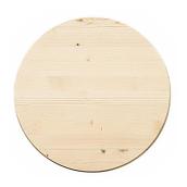 Metrie Edge Glued Round DIY Pine Board - Natural Finish - Moisture-Resistant - 18-in dia