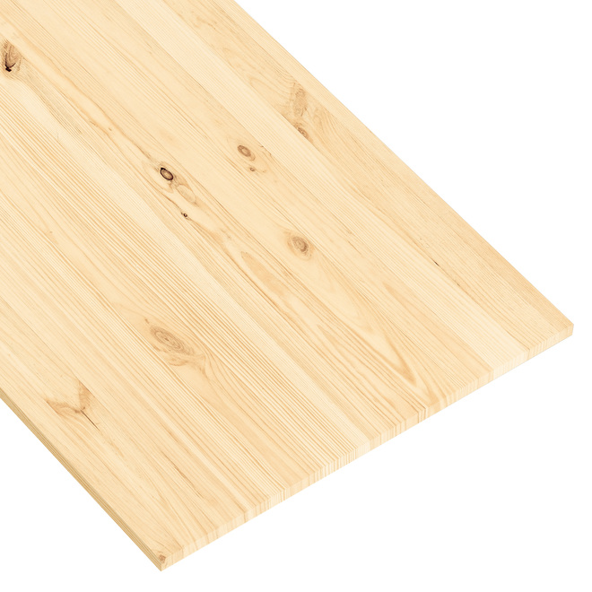 Panneau lamellé-collé Metrie pour bricoleur, épinette, 3/4" x 24" x 48", naturel