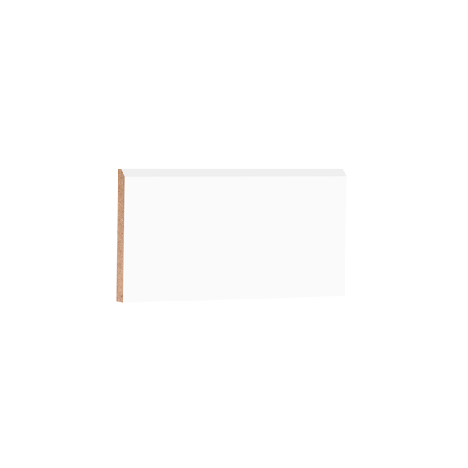 Plinthe en MDF apprêté blanc 3/8 po x 3 1/2 po x 10 pi Metrie