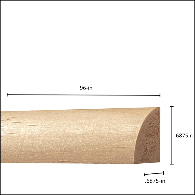Stain Grade Pine Quarter Round Moulding RONA
