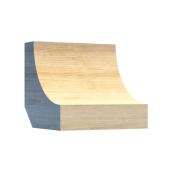 11/16-in x 11/16-in x 8-ft Paintable Hemlock Crown