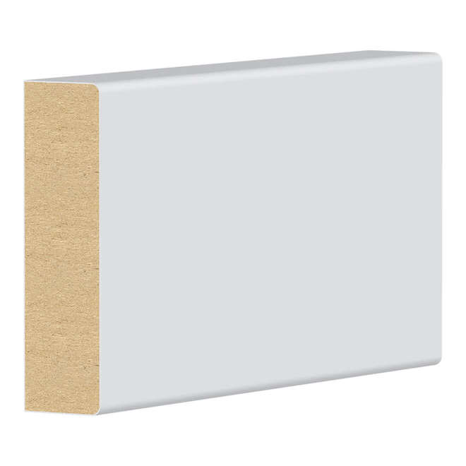 Metrie S4S Primed Whitewood 11/16-in x 2 1/2-in x 8-ft Board