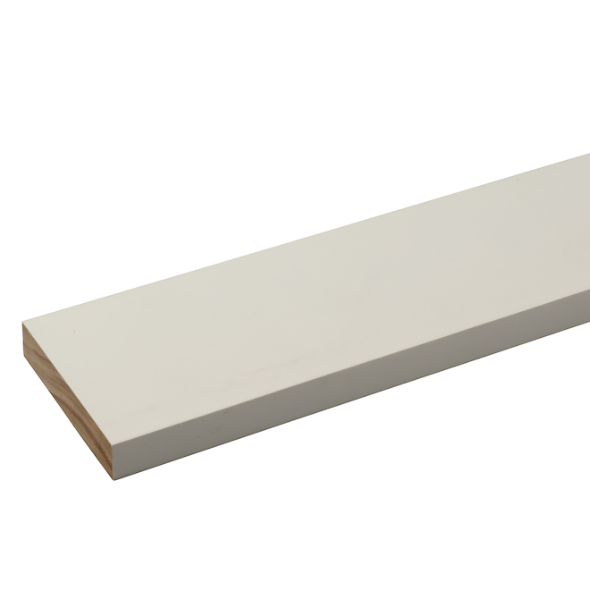 Metrie S4S Primed Whitewood 11/16-in x 3 1/2-in x 8-ft Board