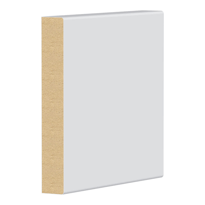 Metrie S4S Primed Whitewood 11/16-in x 4 9/16-in x 8-ft Board