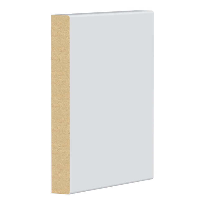 Metrie S4S Primed Whitewood 11/16-in x 5 1/2-in x 8-ft Board