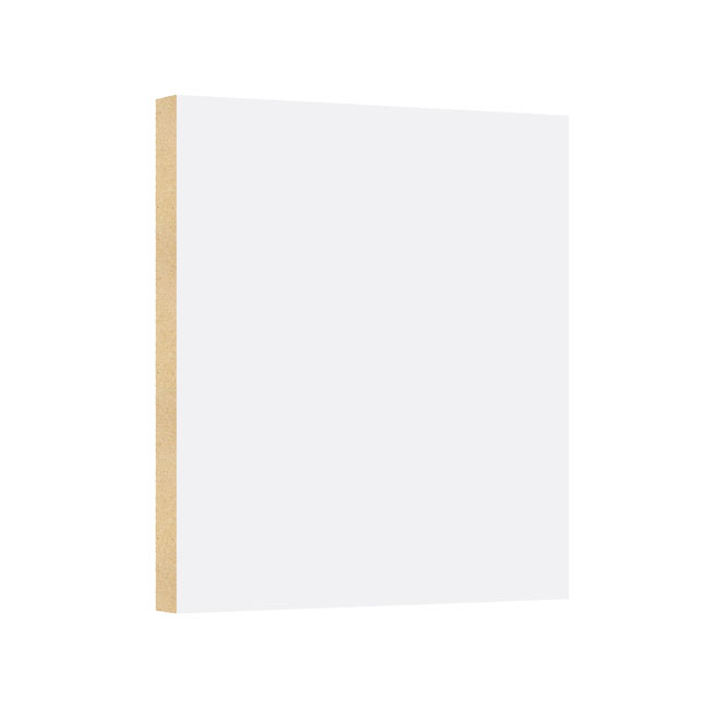 Metrie Primed MDF Baseboard 3/8-in x 3 1/2-in x 12-ft