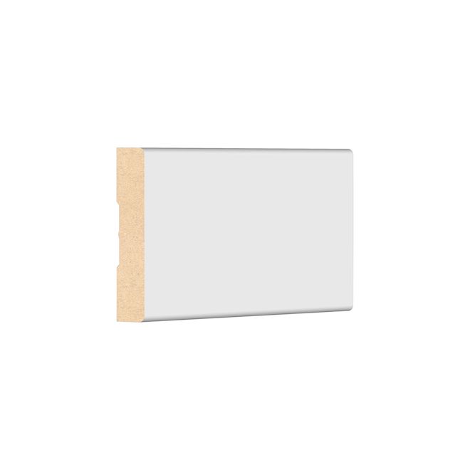 Moulure en MDF apprêté blanc pour cadrage Metrie, 1/2 po  x 3 1/2 po x 10 pi