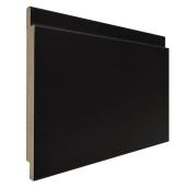 Metrie Black Vinyl Model MDF Shiplap Board 1/2-In x 5-1/2-In x 8-Ft