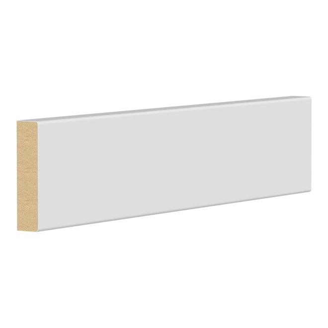 Metrie Primed MDF S4S Rectangular Moulding 9/16 x 2 1/2-in x 7-ft