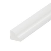 Moulure à panneau MDF apprêté blanc 5/8 po x 2 po x 16 pi