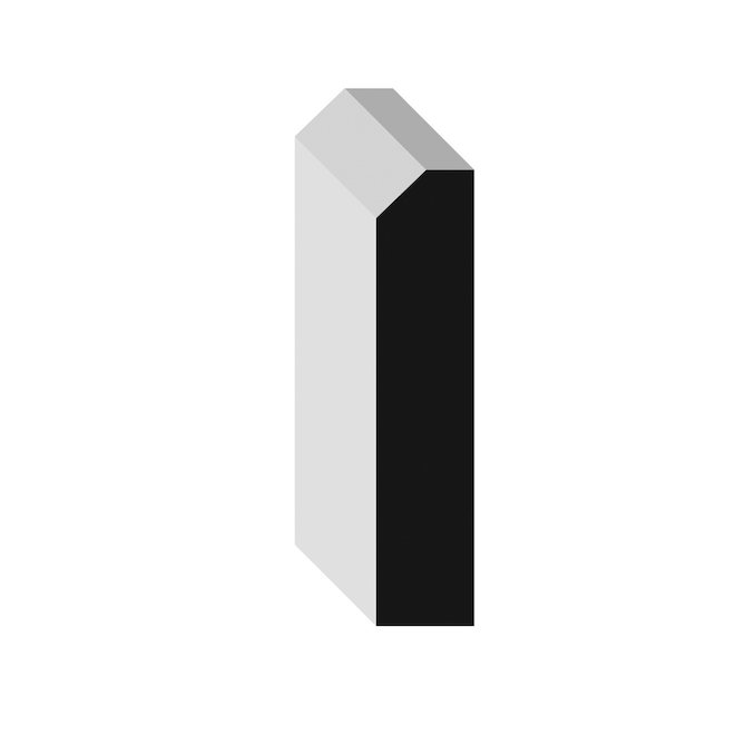 Metrie Primed MDF Casing 19/32 x 2 1/2-in x 7-ft