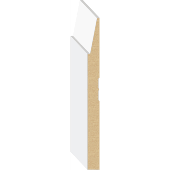 9/16-in x 7 1/4-in x 16-ft White Primed Finger Jointed Pine Baseboard