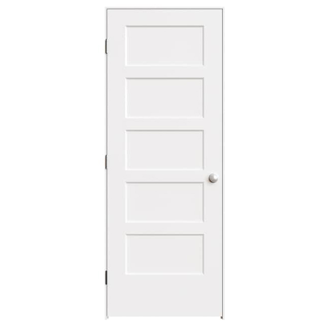 24-in x 80-in BayShore Right-Hand Primed Pre-Hung Interior Door