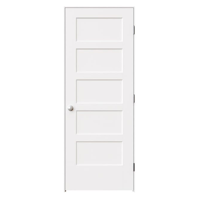 32-in x 80-in BayShore Left-Hand Primed Pre-Hung Interior Door