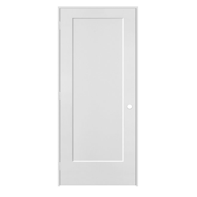 Metrie Lincoln 36-in x 80-in Right-Hand Pre-Hung 1-Panel Interior Door