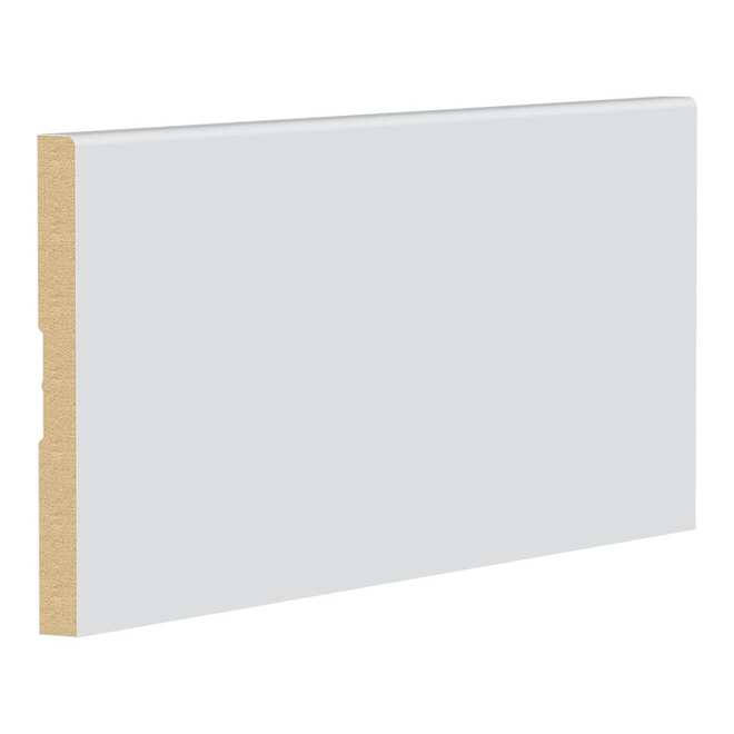 Metrie 4-Pack Primed MDF 1/2-in x 5-in x 10-ft Baseboard