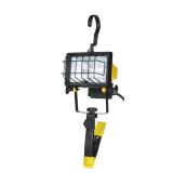Lampe de travail, halogène 250 W, 120 V, noir/jaune