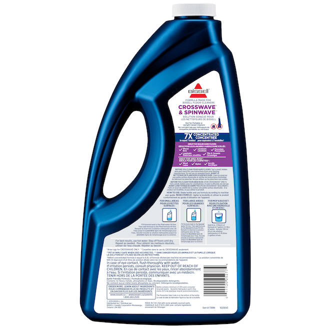 BISSELL Multi-Surface Floor Cleaning Formula Spring Breeze Scent - 1.89 L