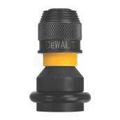 Adaptateur pour perceuse à embout carré DEWALT, 1/4 po tête hexagonale, couple de 2000, changement rapide